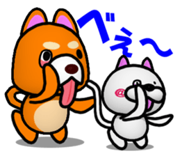 wanko and nyanko sticker #9568927
