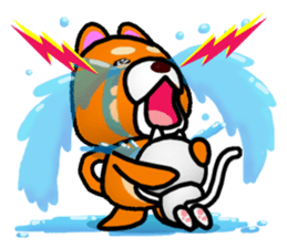 wanko and nyanko sticker #9568930