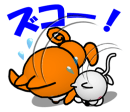 wanko and nyanko sticker #9568931