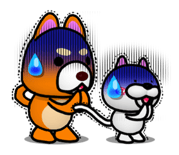 wanko and nyanko sticker #9568935