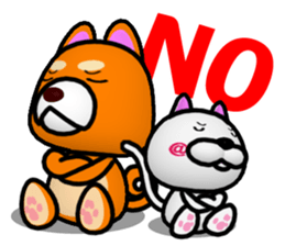 wanko and nyanko sticker #9568943