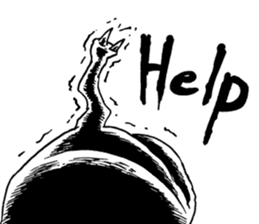 Black & White T-REX sticker #9568951