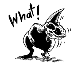 Black & White T-REX sticker #9568957