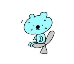 mohikumamochi sticker #9569919