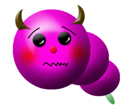 Little Worm sticker #9569966