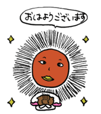 Human-Faced Penguin and his friends sticker #9570039