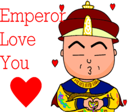 Emperor's commands (English version) sticker #9572405