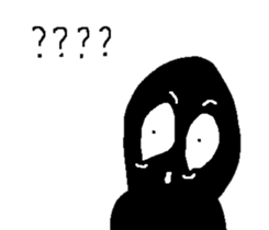 Small black man III sticker #9572482