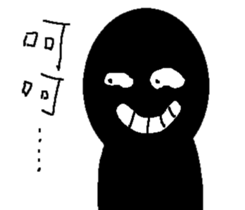 Small black man III sticker #9572490