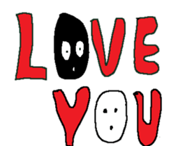 Small black man III sticker #9572500