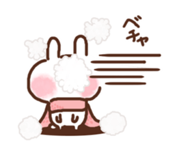 Little rabbit/onomatopoeia Ver. sticker #9572825