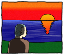 Nice scene sticker #9573026