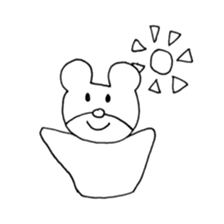 polar bear shirokuma sticker #9573599