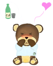 bear like sake sticker #9573712