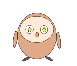 Owl sticker(English version) sticker #9574719