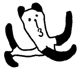 Blend a panda into the background sticker #9574862