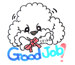 chi-san's spike sticker sticker #9574880