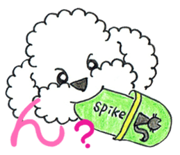 chi-san's spike sticker sticker #9574896