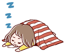 Bangs were cut too much. sticker #9574959