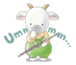 Cute bear and rabbit 5 by Torataro sticker #9575443