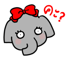 elephant and the driver (Thai language) sticker #9575535