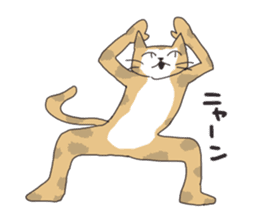 The cat which is surreal and not cute sticker #9575883