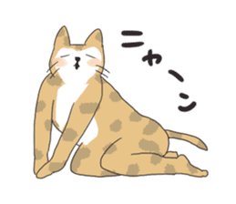 The cat which is surreal and not cute sticker #9575905