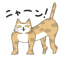 The cat which is surreal and not cute sticker #9575913