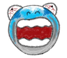 yellow moon boy sticker #9575968