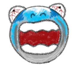 yellow moon boy sticker #9575968