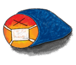 yellow moon boy sticker #9575988