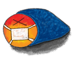 yellow moon boy sticker #9575988