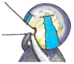 yellow moon boy sticker #9575991