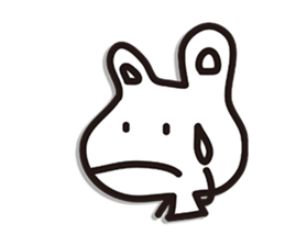 Rabbit white sticker #9576127