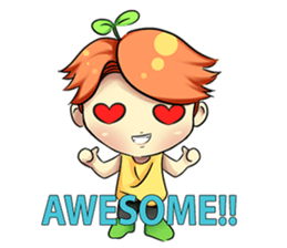 Min Mini The Orange Boy sticker #9577042