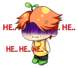 Min Mini The Orange Boy sticker #9577047