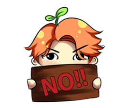 Min Mini The Orange Boy sticker #9577050