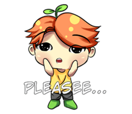 Min Mini The Orange Boy sticker #9577052
