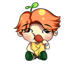 Min Mini The Orange Boy sticker #9577061