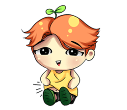 Min Mini The Orange Boy sticker #9577062