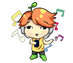 Min Mini The Orange Boy sticker #9577073