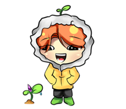 Min Mini The Orange Boy sticker #9577076