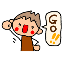 Brown kun  2 sticker #9577161