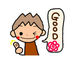 Brown kun  2 sticker #9577176