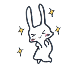 Squishy cheeks bunny sticker #9577401