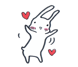 Squishy cheeks bunny sticker #9577404