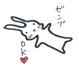 Squishy cheeks bunny sticker #9577405
