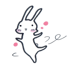 Squishy cheeks bunny sticker #9577406