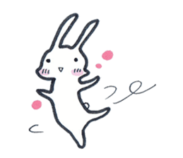 Squishy cheeks bunny sticker #9577406