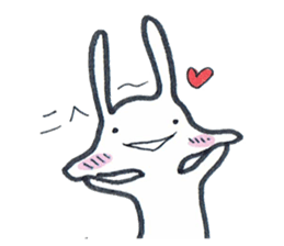 Squishy cheeks bunny sticker #9577407